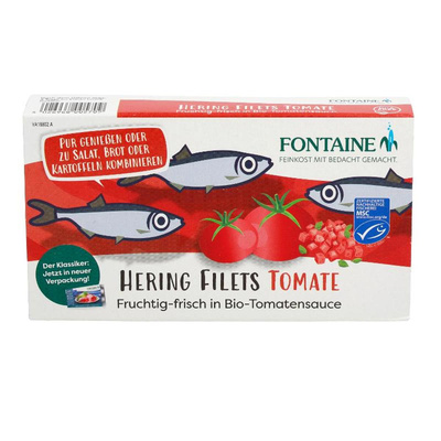 Produktfoto zu Heringsfilet in Tomaten-Sauce