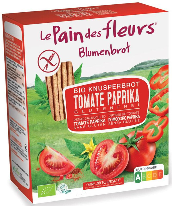 Produktfoto zu Blumenbrot Tomate Paprika