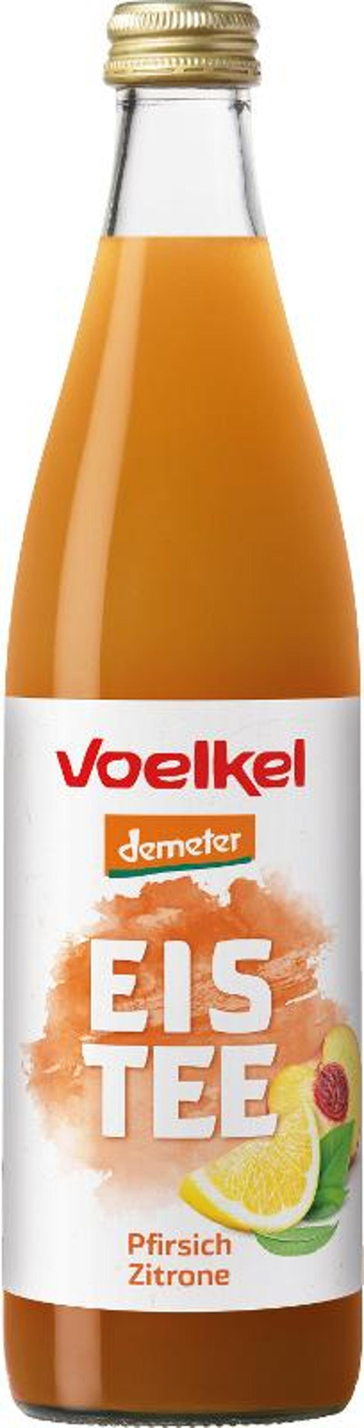 Produktfoto zu Fairer Eistee Pfirsich Zitrone
