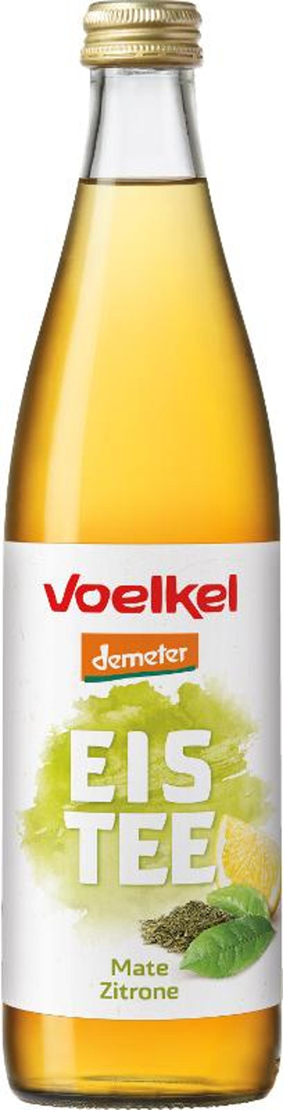 Produktfoto zu Fairer Eistee mit Mate und Zitrone