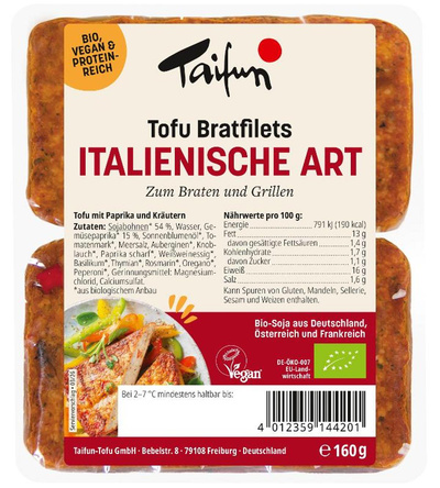 Produktfoto zu Tofu-Bratfilets `Pizza-Pizza`