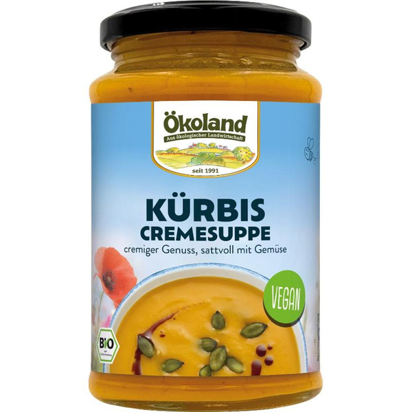 Produktfoto zu Kürbis Cremesuppe - vegan