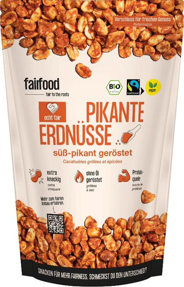 Produktfoto zu Faire Erdnüsse süß-pikant geröstet