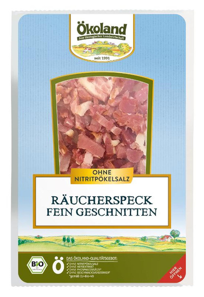 Produktfoto zu Räucherspeck fein geschnitten