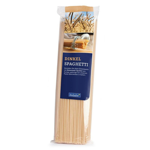 Produktfoto zu Dinkel Spaghetti hell