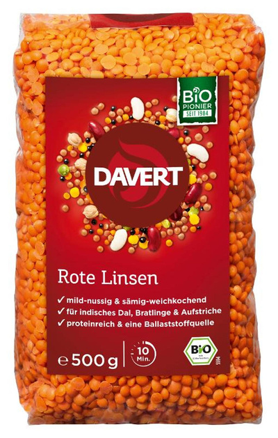 Produktfoto zu Linsen rot