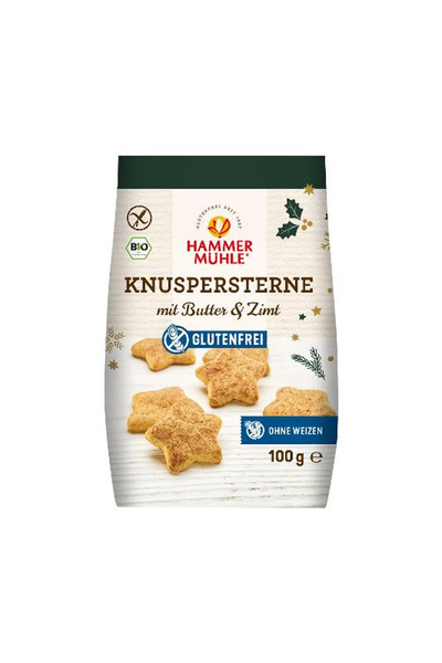 Produktfoto zu Knuspersterne mit Butter und Zimt