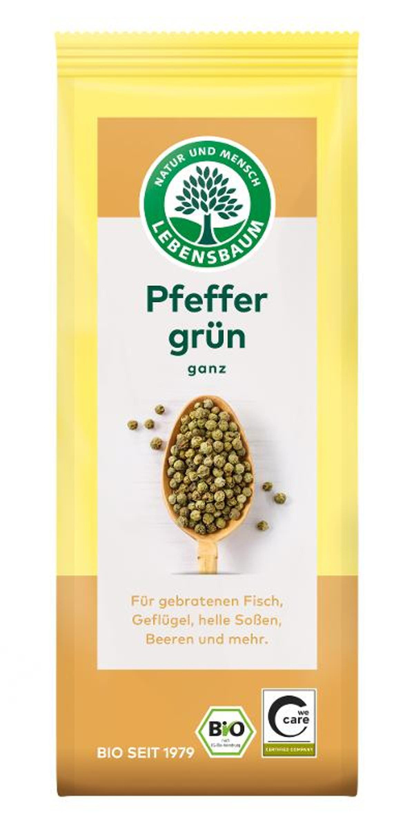 Produktfoto zu Pfeffer grün, ganz