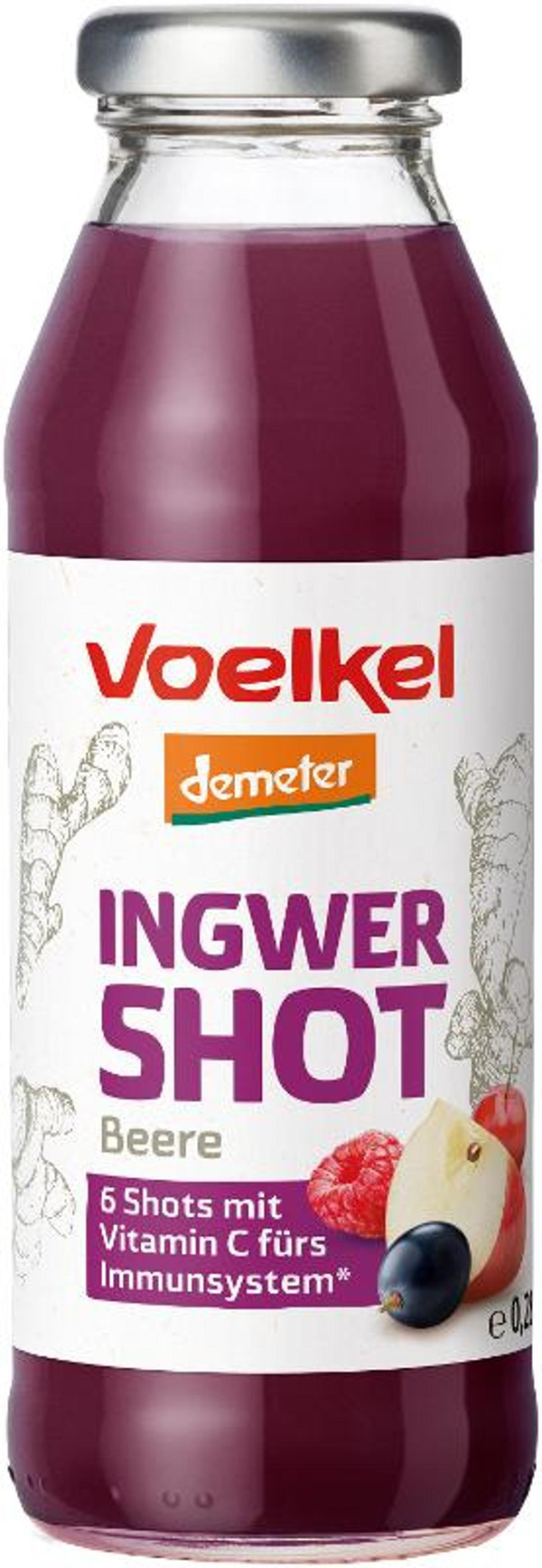 Produktfoto zu Shot - Ingwer mit Beeren
