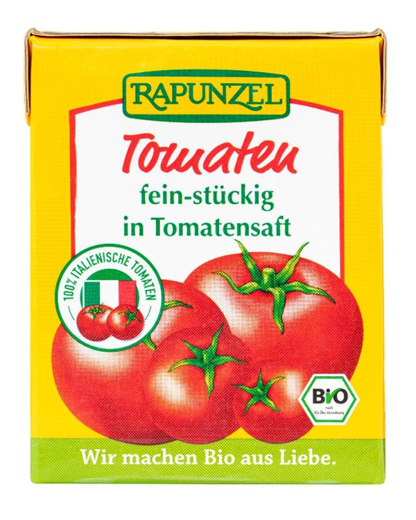 Produktfoto zu Tomaten fein-stückig in Tomatensaft im Tetra Pak
