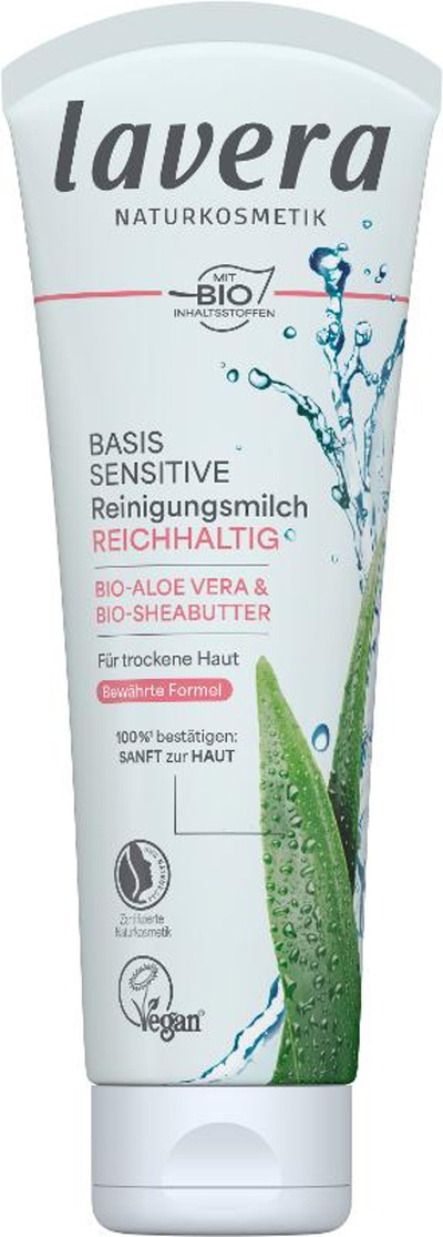 Produktfoto zu basis sensitiv Reinigungsmilch Aloe Sheabutter