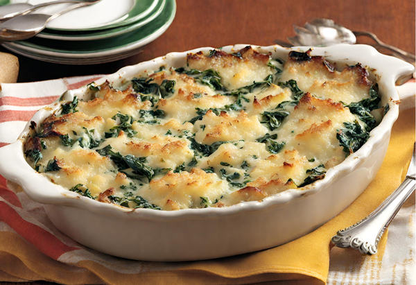 Produktfoto zu Kartoffel-Spinat-Auflauf