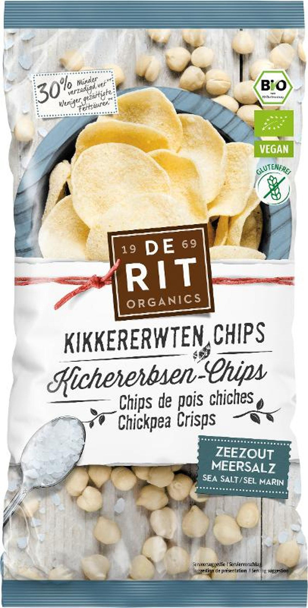 Produktfoto zu Kichererbsen-Chips mit Meersalz