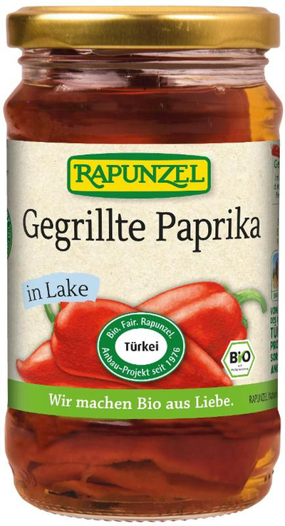 Produktfoto zu Paprika rot, gegrillt, in Lake