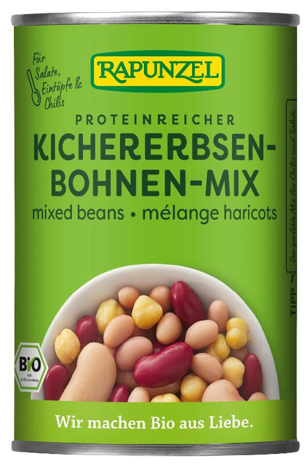 Produktfoto zu Ki´chererbsen-Bohnen-Mix in der Dose