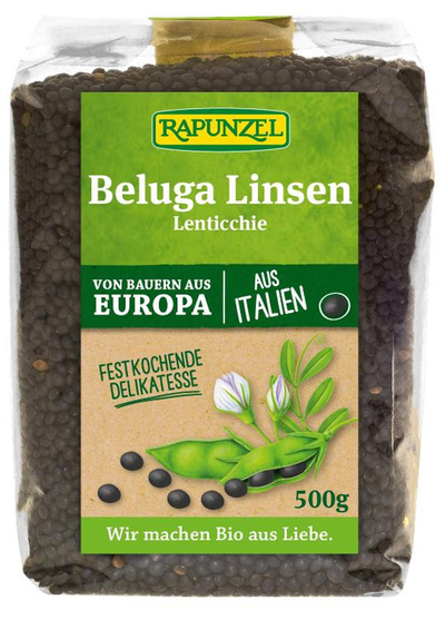 Produktfoto zu Beluga Linsen schwarz