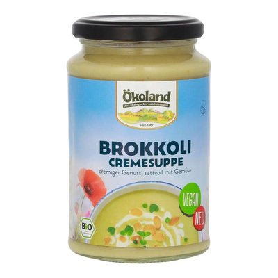 Produktfoto zu Brokkoli Cremesuppe vegan (Glas)