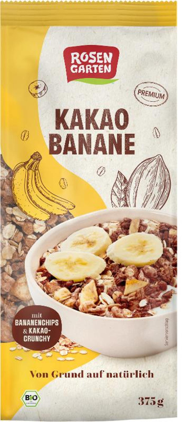 Produktfoto zu Kakao-Banane-Müsli