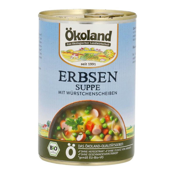 Produktfoto zu Erbsensuppe mit Würstchenscheiben