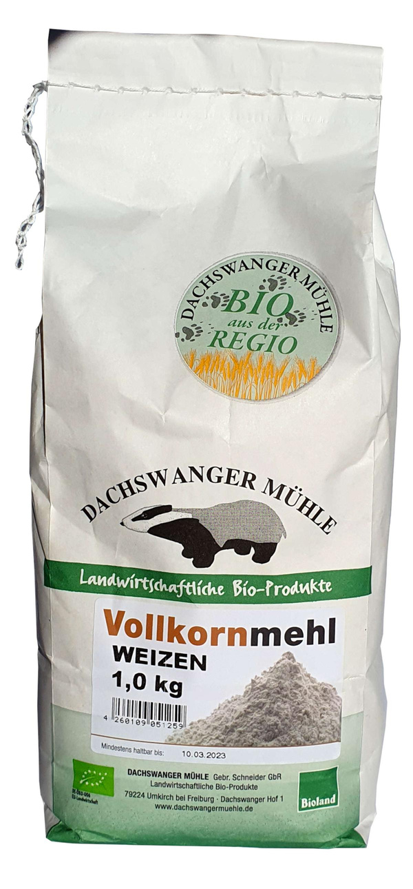 Produktfoto zu Dinkel Vollkornmehl