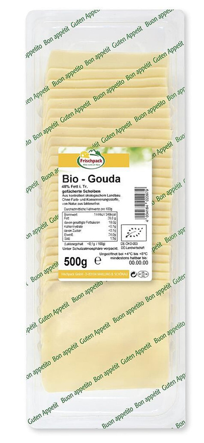 Produktfoto zu Bio Gouda-Scheib.48%