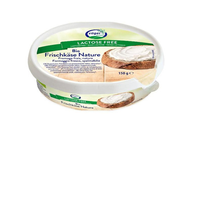 Produktfoto zu Frischkäse Natur lakcosefrei
