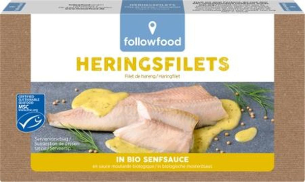 Produktfoto zu Heringsfilet in Senfsauce