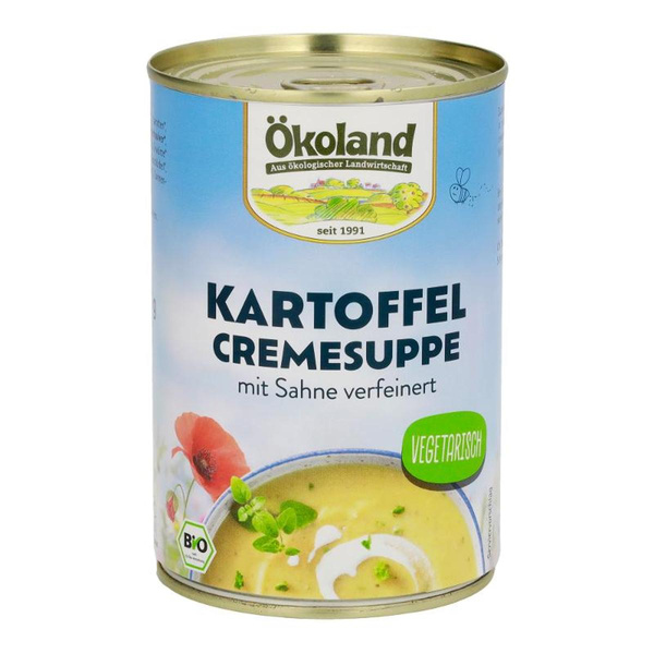 Produktfoto zu Kartoffel Cremesuppe - vegetarisch