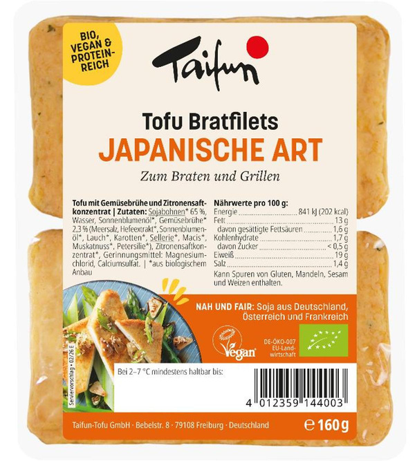 Produktfoto zu Tofu-Bratfilets Japanische Art