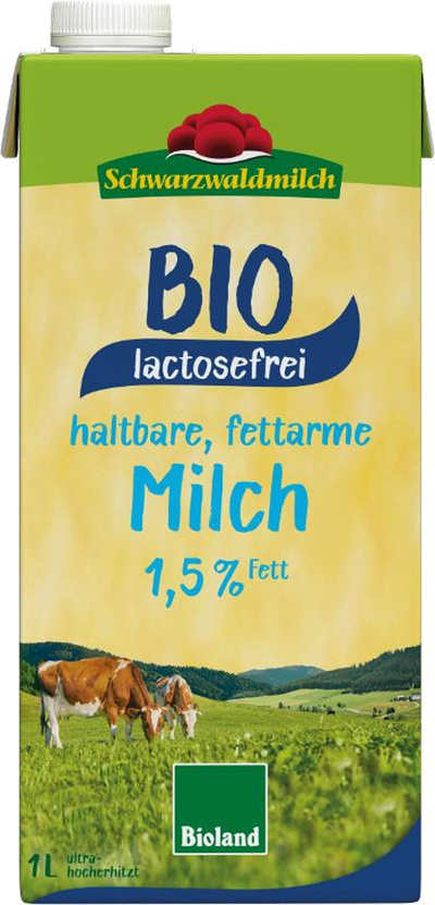 Produktfoto zu H-Milch laktosefrei 1,5%