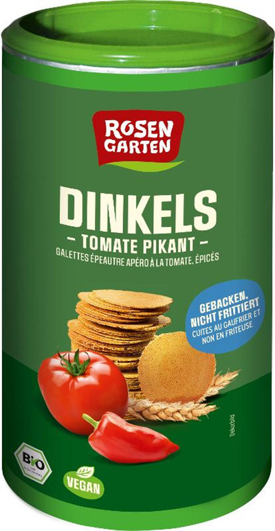 Produktfoto zu Dinkels Tomate Cracker vegan