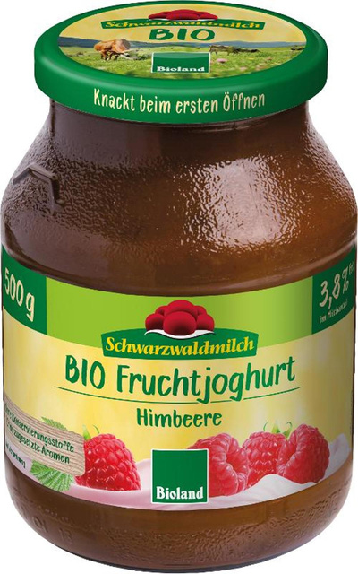 Produktfoto zu Jogurt Himbeer 3,8% Glas