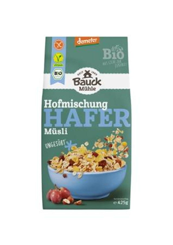 Produktfoto zu Hafer Müsli Hofmischung ungesüßt