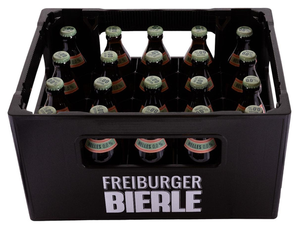 Produktfoto zu Freiburger Bierle - Helles alkoholfrei Kasten
