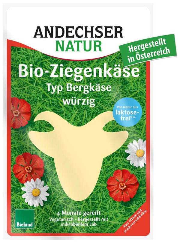 Produktfoto zu Ziegenkäse Typ Bergkäse