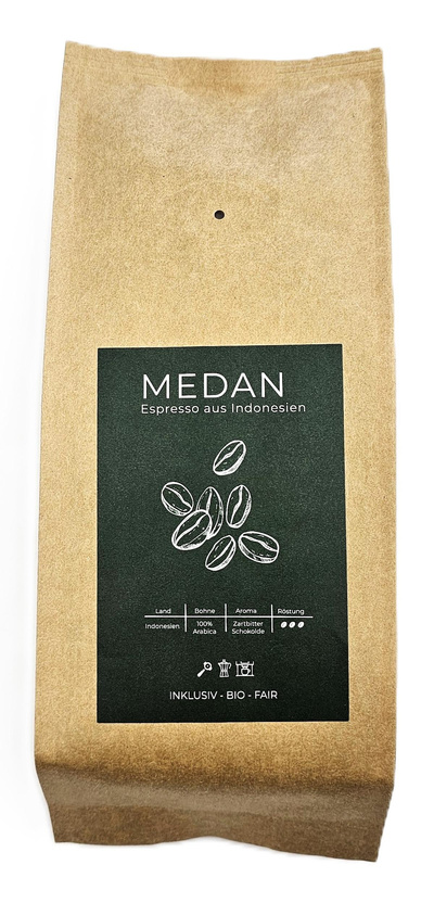 Produktfoto zu MEDAN - Espresso ganze Bohne