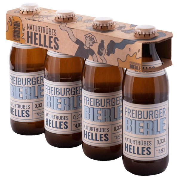 Produktfoto zu Freiburger Bierle - 4er Helles