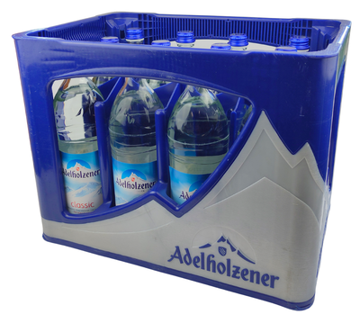 Produktfoto zu Adelholzener Classic (Glas) (Kasten)