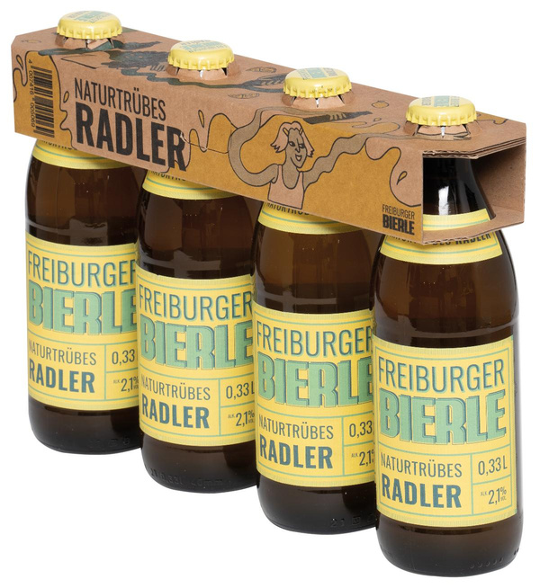 Produktfoto zu Freiburger Bierle - 4er Radler