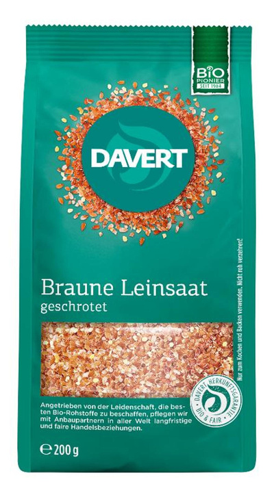 Produktfoto zu Geschrotete Leinsaat