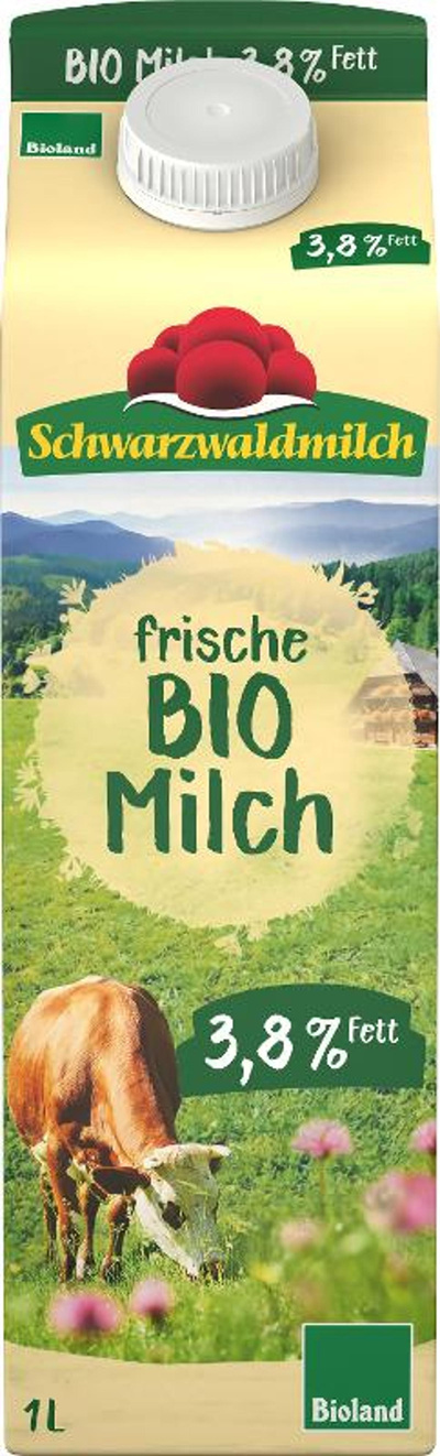Produktfoto zu Frische Vollmilch 3,8%