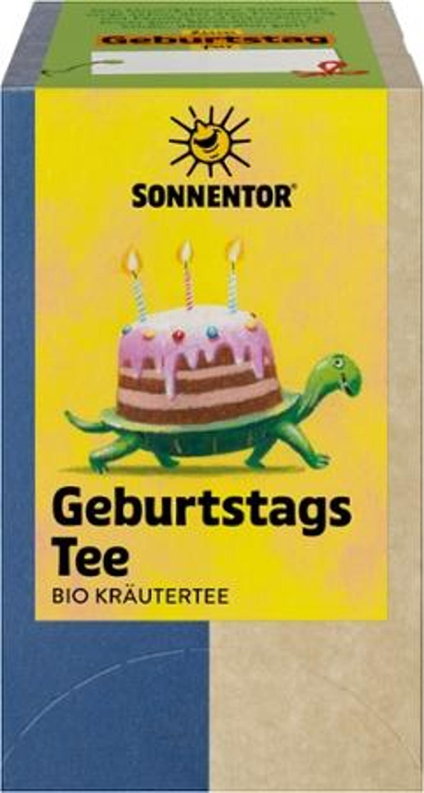 Produktfoto zu Geburtstags-Tee - 18 Beutel