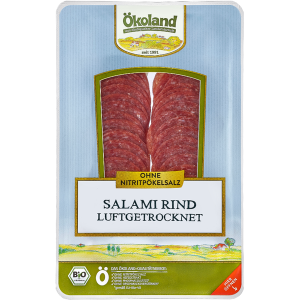 Produktfoto zu Rindersalami, geschnitten