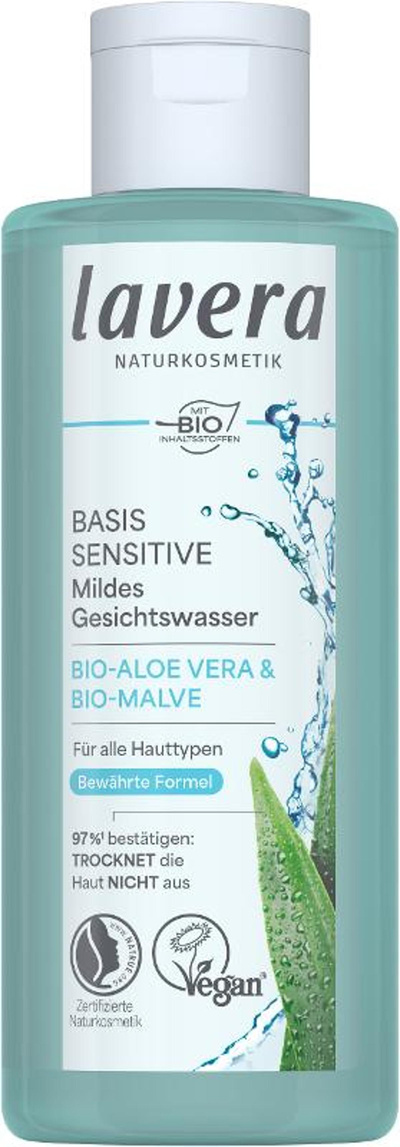 Produktfoto zu basis sensitiv Mildes Gesichtswasser Aloe Malve