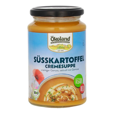 Produktfoto zu Süßkartoffel Cremesuppe - vegan