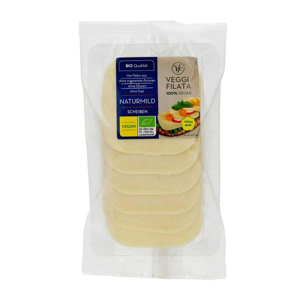 Produktfoto zu Veggie Filata `Natur` in Scheiben - vegan