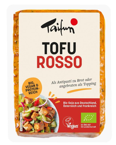 Produktfoto zu Tofu Mediterran `Rosso`