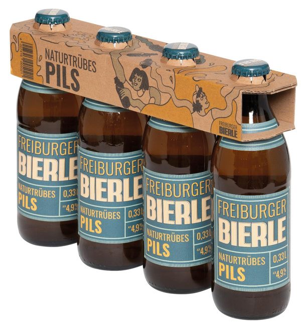 Produktfoto zu Freiburger Bierle - 4er Pils