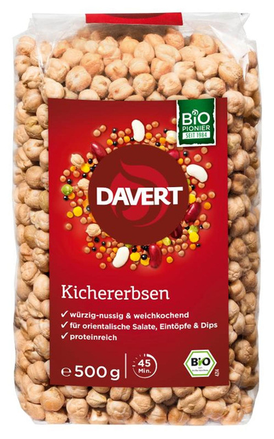 Produktfoto zu Davert Kichererbsen