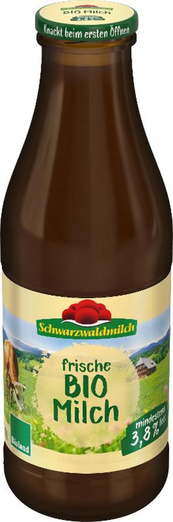 Produktfoto zu frische Vollmilch 3,8% - 1l Glas